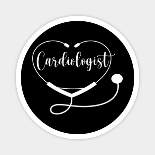 Cardiologist Doctor Nurse with Love Heart Magnet